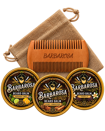 Set – standard balzam + drveni češalj